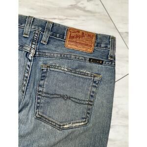 Lucky Brand by Gene Montesano Dungarees Josie Women’s Blue Faded Jeans Size 28